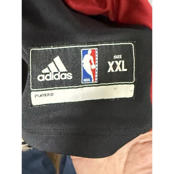 Adidas NBA Miami Heat Goran Dragic #7 Jersey Men’s XXL Black Red Basketball - Picture 7 of 13